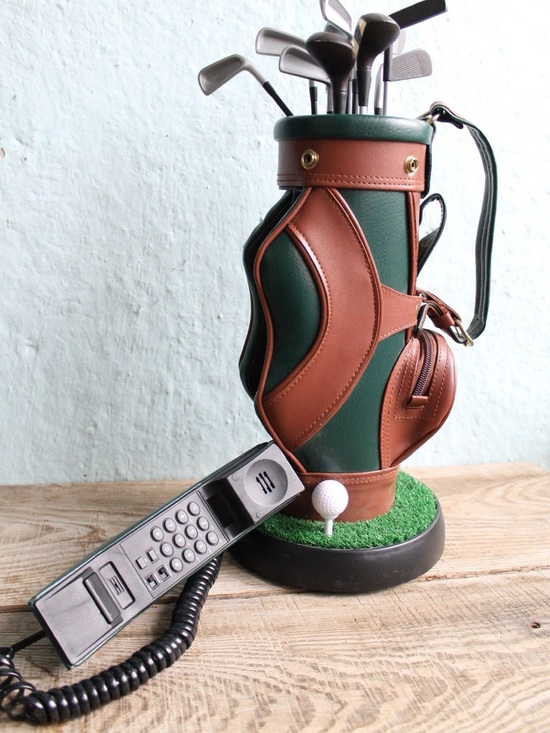 Other - ⛳️ Classic Vintage Golf Bag Land Line Phone 🏌🏽